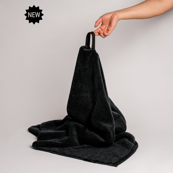 Seriously Black Bath Towel